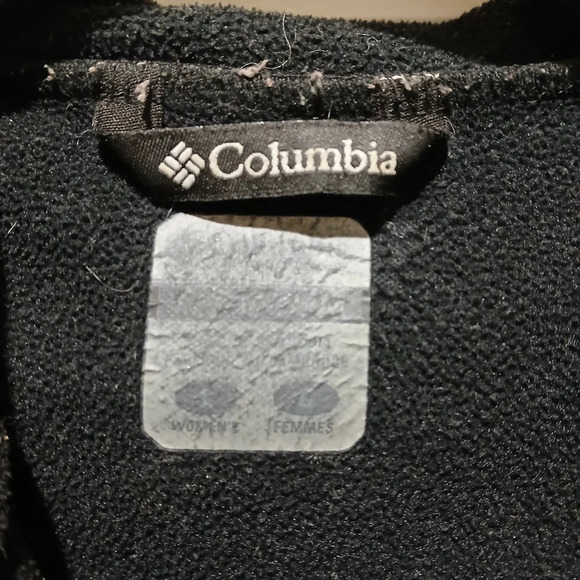 Columbia Black Zip-Up Jacket Size SMALL - Picture 4 of 4